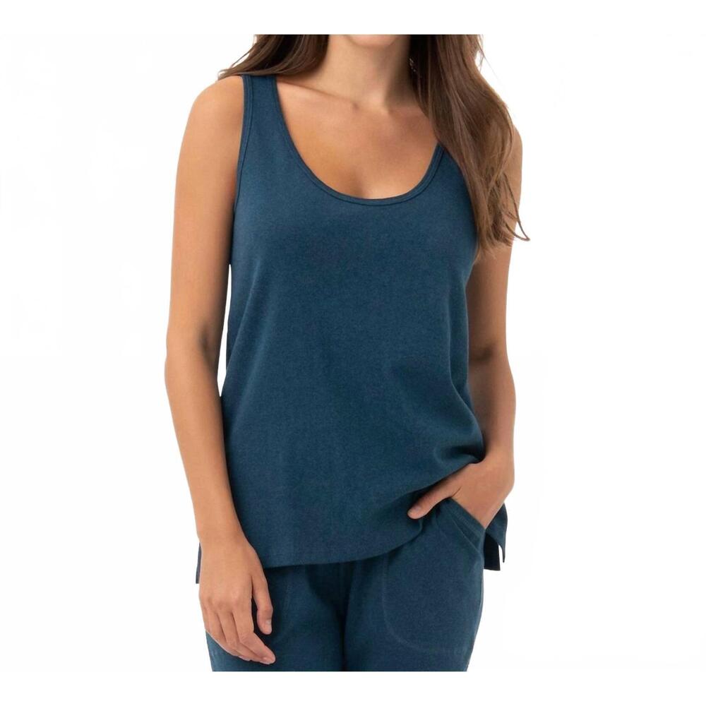 NEW UNDER THE CANOPY organic swing tank in teal